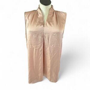 Liz Claiborne Career Blouse in Peach Size Extra Large